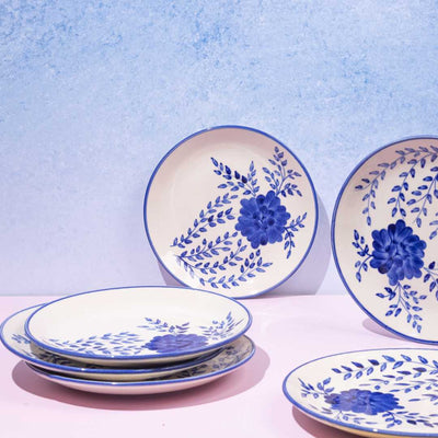 Sanaah Ceramic Quarter Plates Set of 4 Amalfiee Ceramics