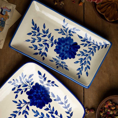 Sanaah Ceramic Rectangular Platter Amalfiee Ceramics