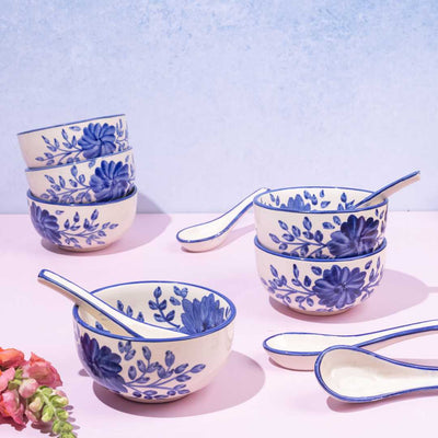 Sanaah Ceramic Soup Bowls (Set of 4) Amalfiee Ceramics