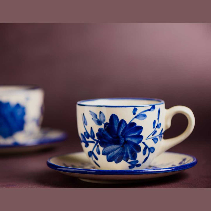 Sanaah Ceramics Cup &amp; Saucer Set of 2 Amalfiee Ceramics