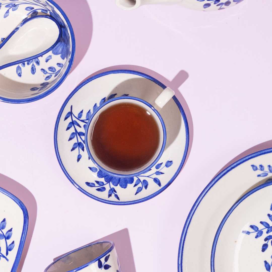 Sanaah Ceramics Cup &amp; Saucer Set of 2 Amalfiee Ceramics