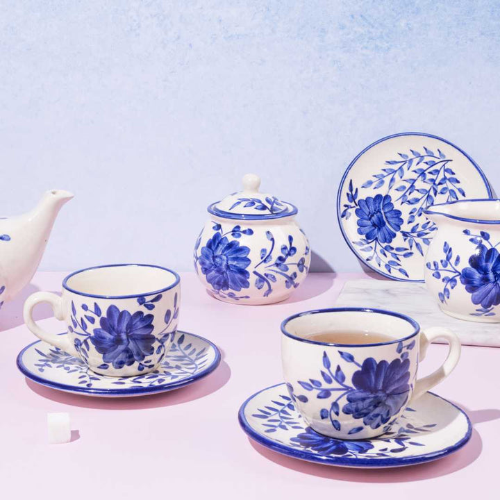 Sanaah Ceramics Cup &amp; Saucer Set of 2 Amalfiee Ceramics