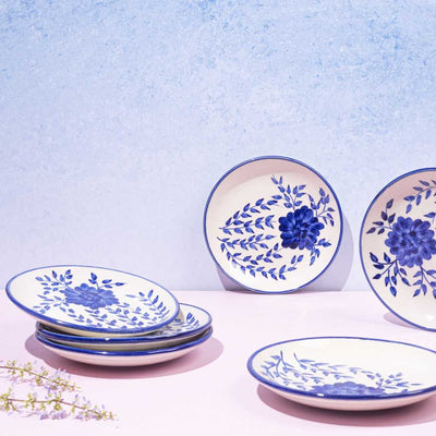 Sanaah Ceramics Dinner Plates Set of 4 Amalfiee Ceramics