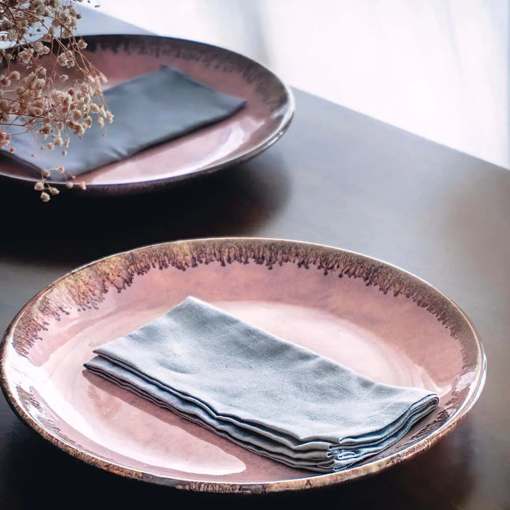Sarvottam 10" Ceramic Dinner Plate Set of 4 Amalfiee_Ceramics