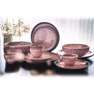 Sarvottam Ceramic Dinner Set of 17 Pcs Amalfiee_Ceramics