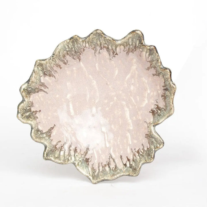 Sarvottam Ceramic Leaf Serving Bowl Amalfiee_Ceramics