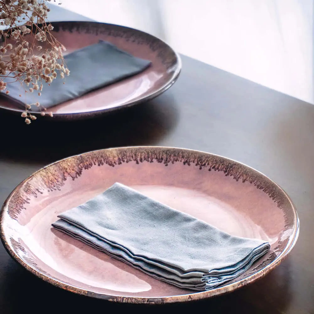Sarvottam Ceramic Quarter Salad Plate Amalfiee_Ceramics
