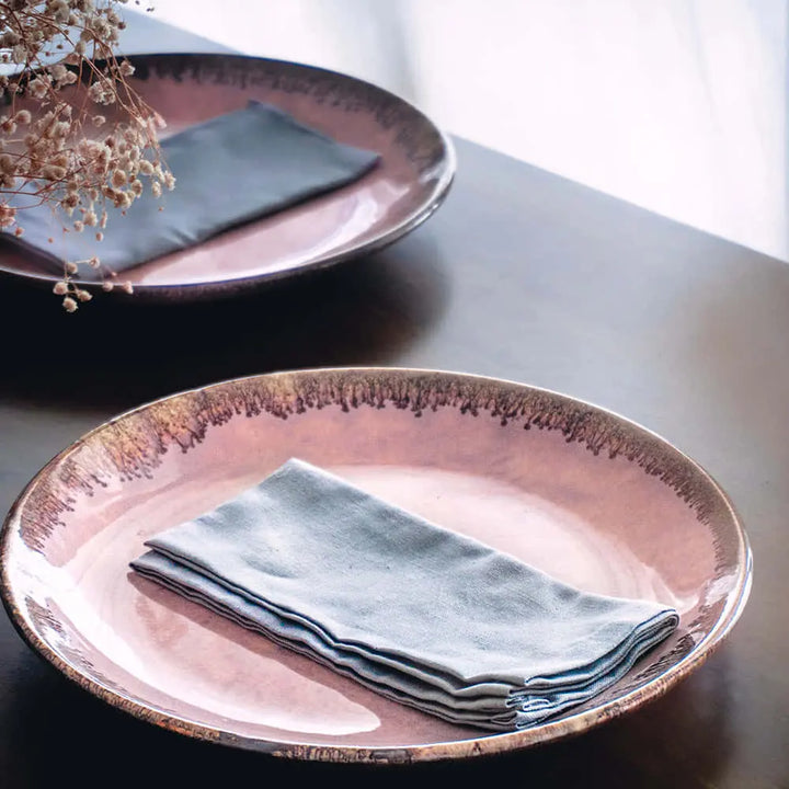 Sarvottam Ceramic Quarter Salad Plate Amalfiee_Ceramics