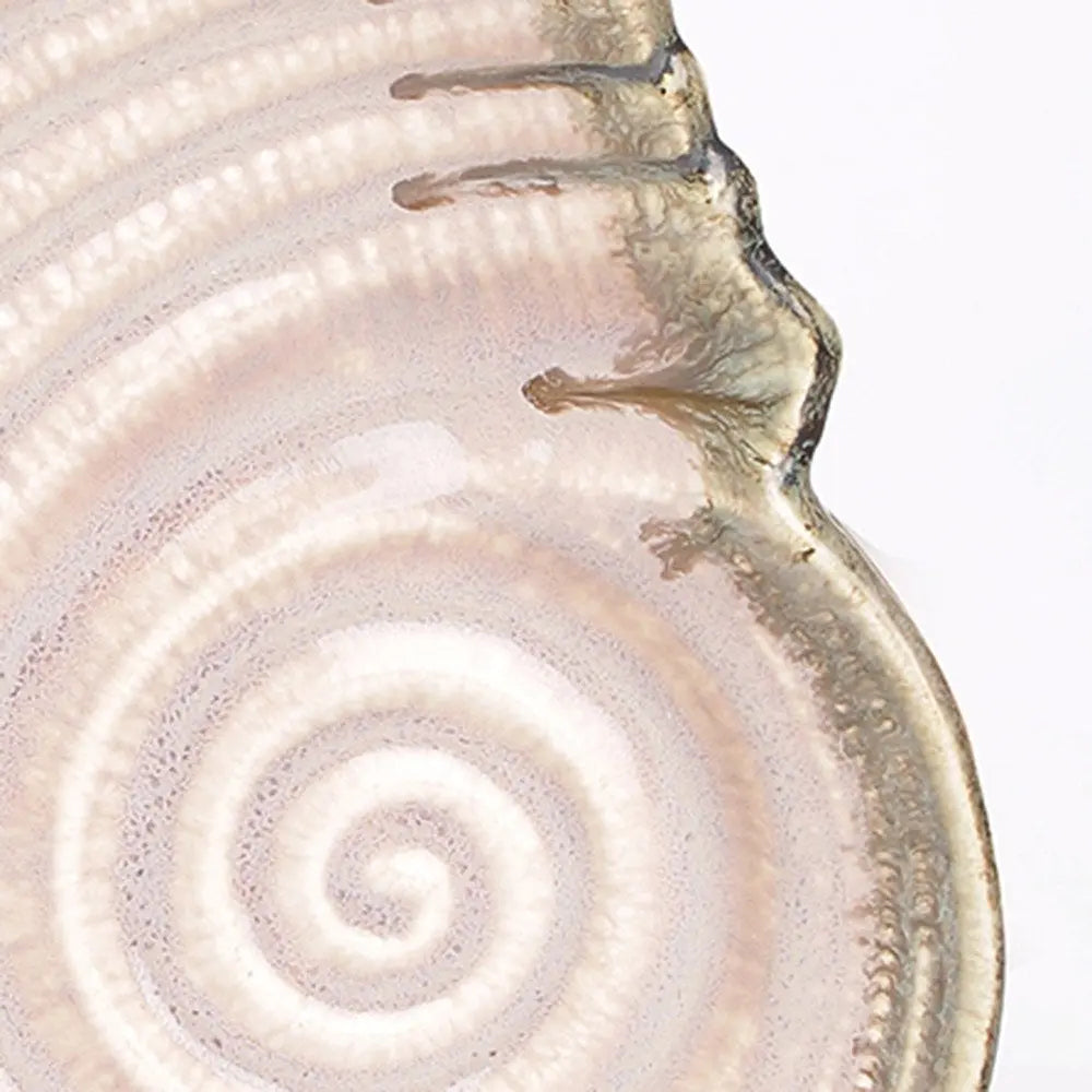 Sarvottam Ceramics Serving Shell Platter Amalfiee_Ceramics