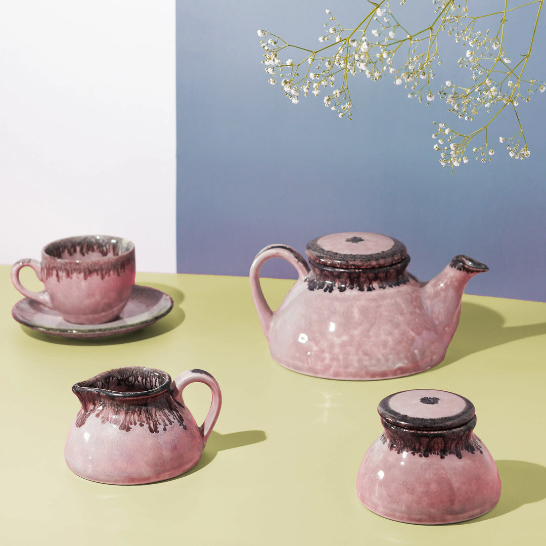 Sarvottam Ceramics Tea Set 11pcs Amalfiee Ceramics