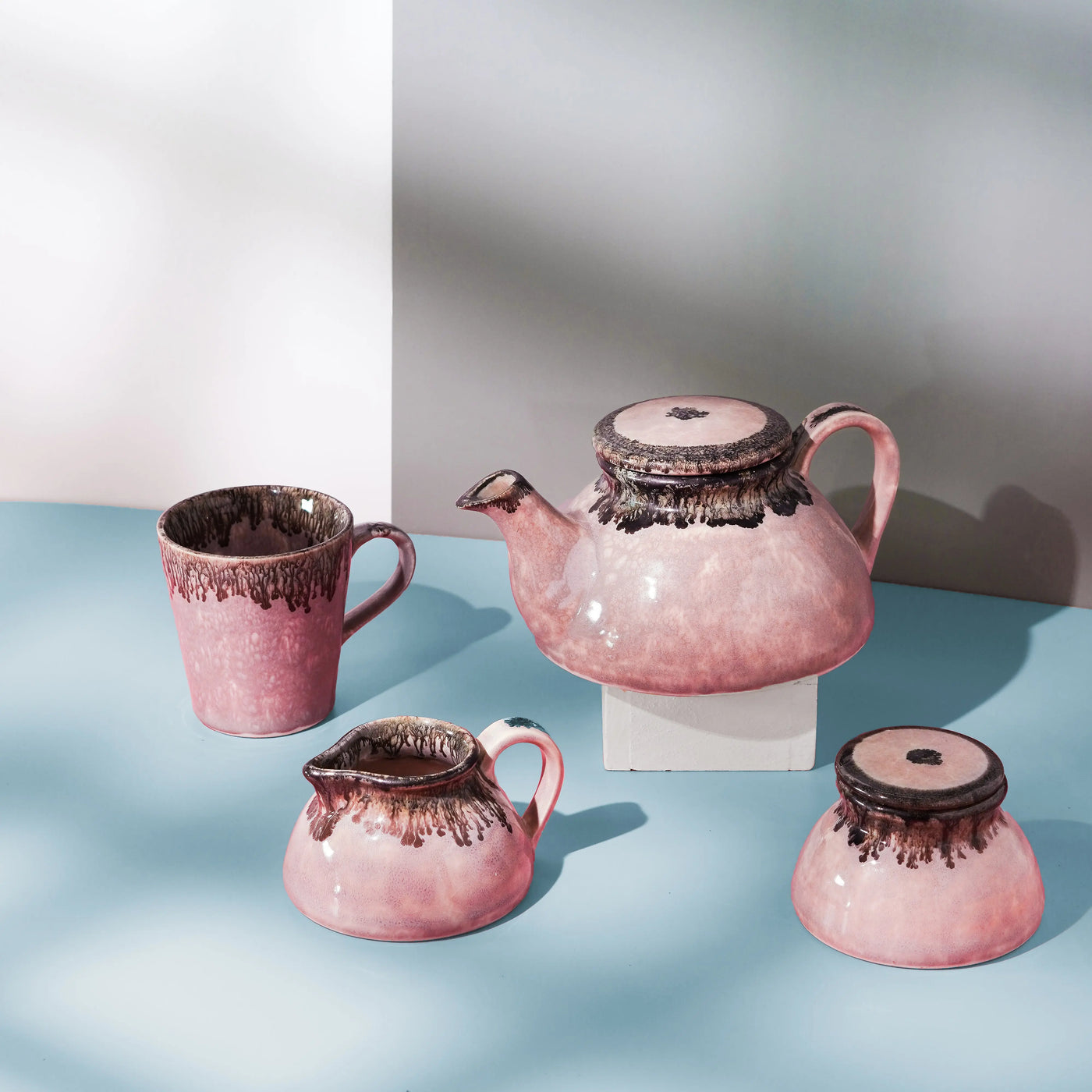 Sarvottam Ceramics Tea Set 15pcs Amalfiee Ceramics