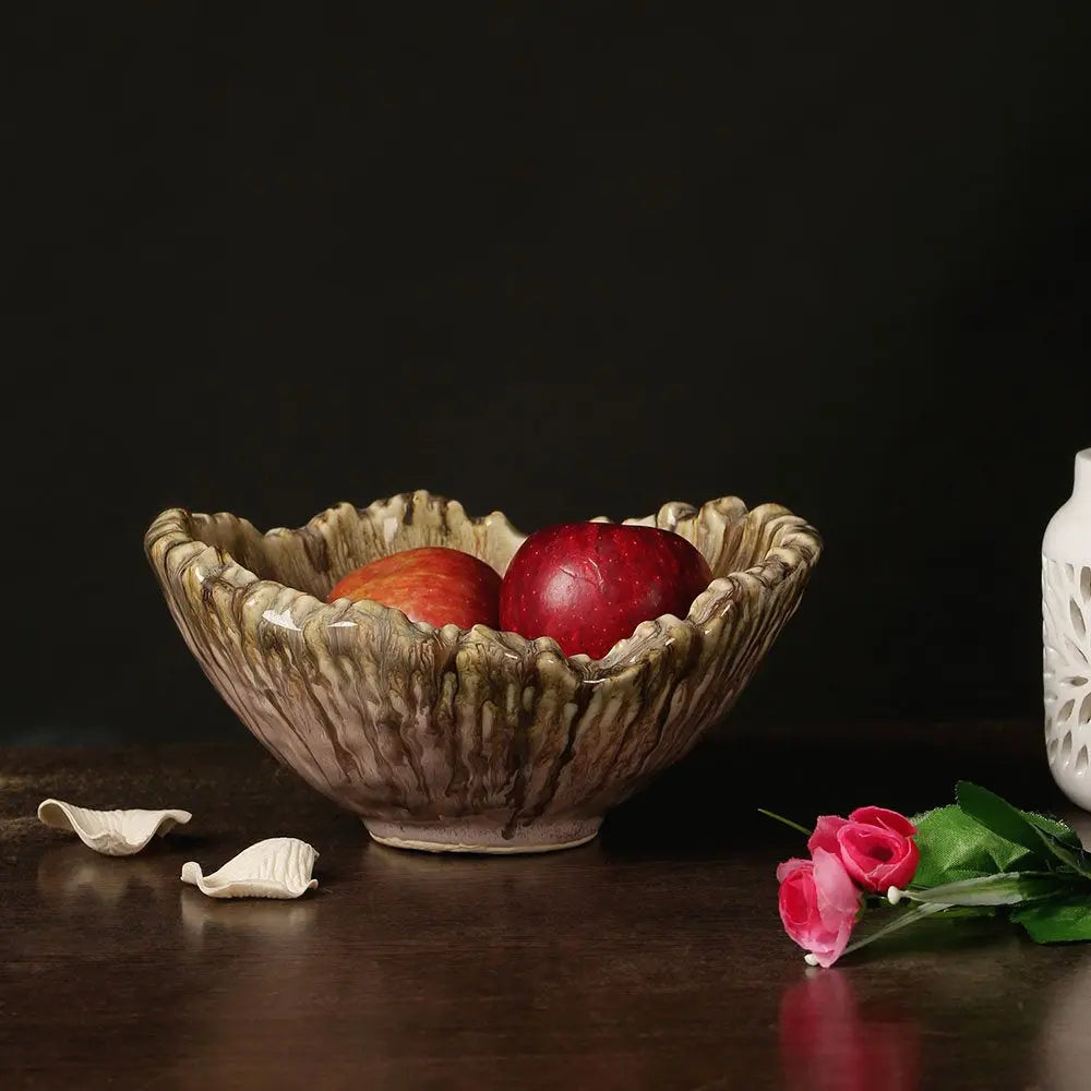 Sarvottam Fruit Ceramics Serving Bowl Amalfiee_Ceramics