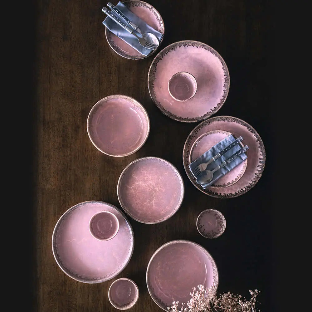 Sarvottam Grand Premium Handmade Ceramics Dinner set 82pc Amalfiee_Ceramics
