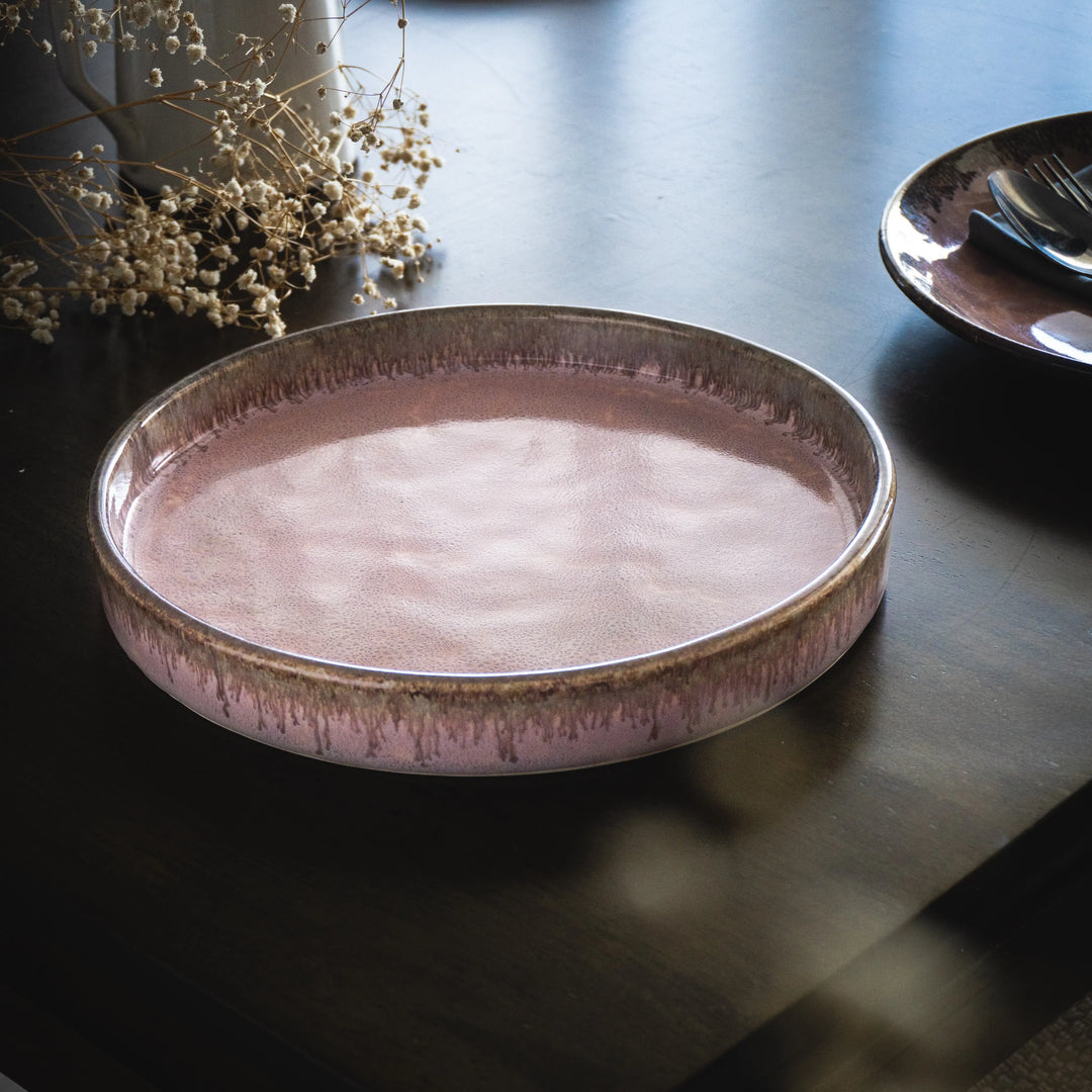 Sarvottam Indian Ceramics Flat Plates Set of 2 Amalfiee_Ceramics