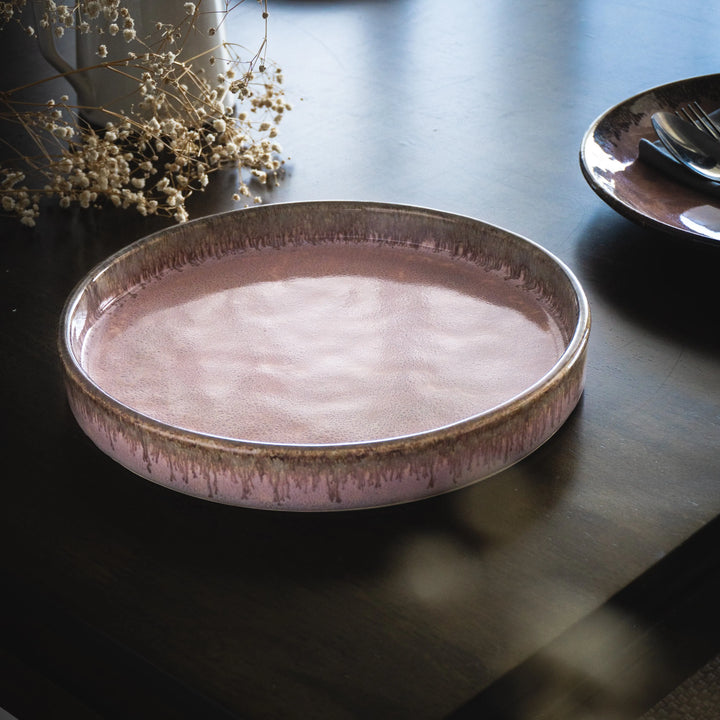 Sarvottam Indian Ceramics Flat Plates Set of 2 Amalfiee_Ceramics