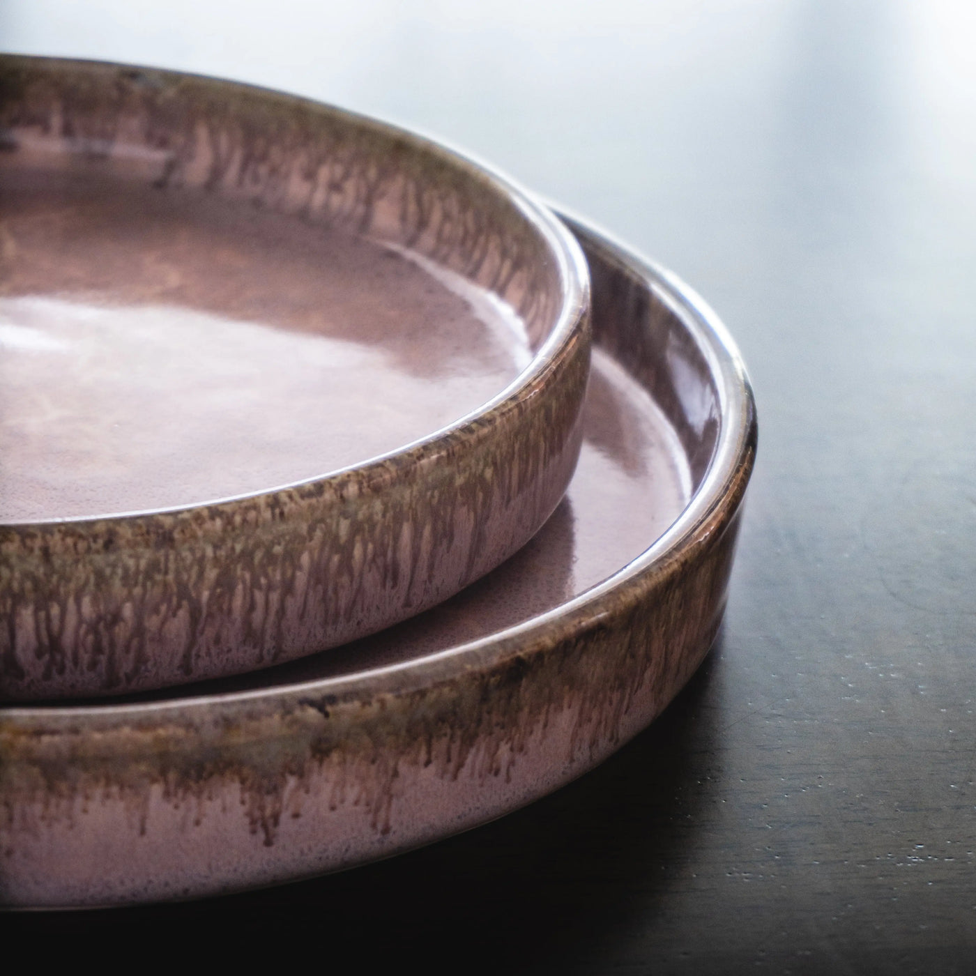Sarvottam Indian Ceramics Flat Plates Set of 2 Amalfiee_Ceramics