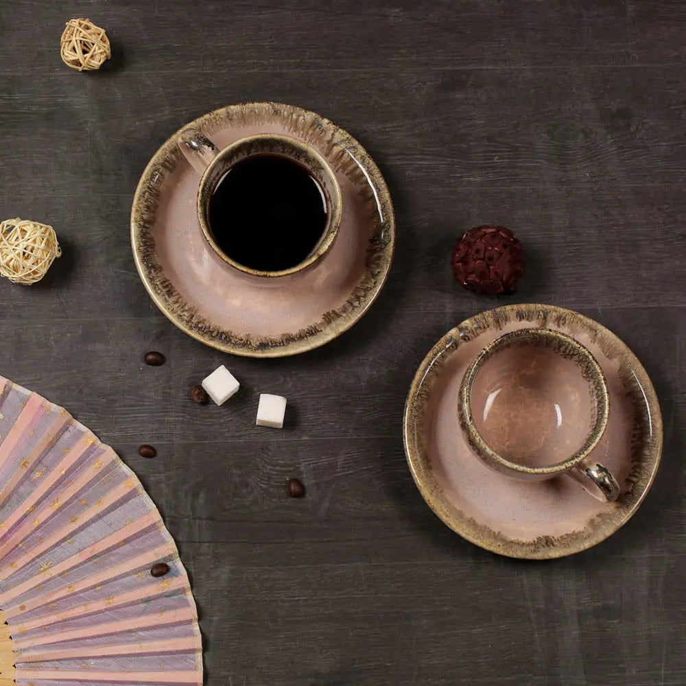 Sarvottam Round Ceramics Tea Cup and Saucer Amalfiee_Ceramics