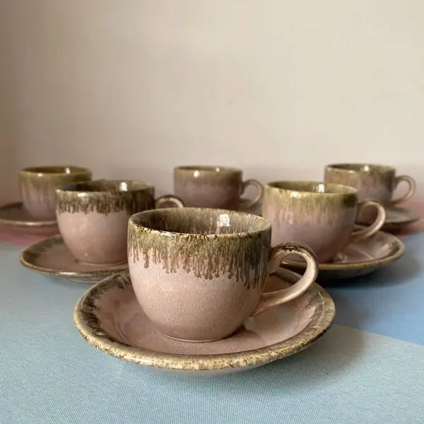Sarvottam Round Ceramics Tea Cup and Saucer Amalfiee_Ceramics