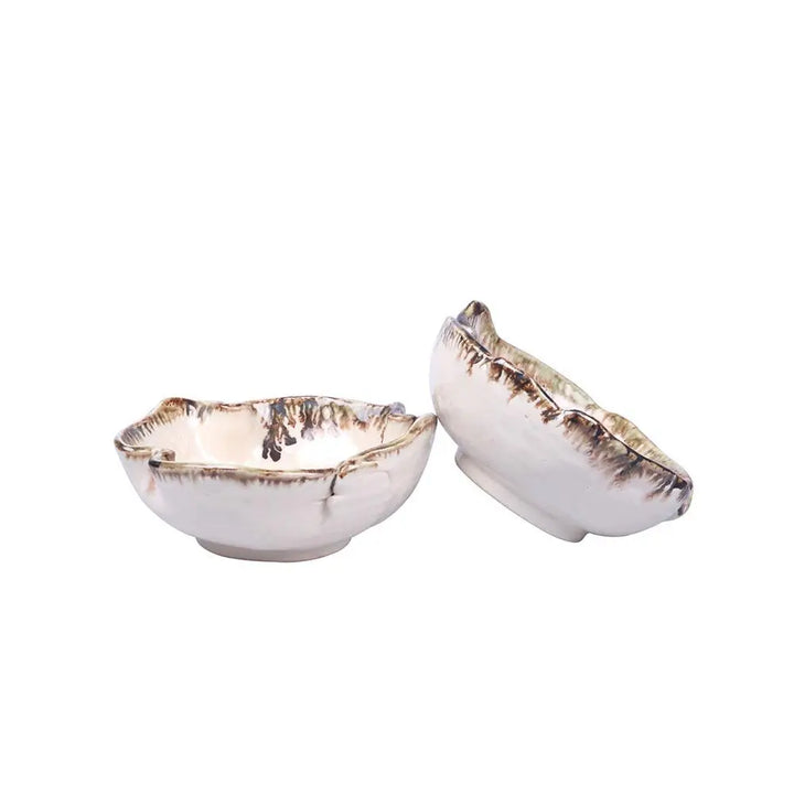 Shwet Artistic Yogurt Bowl Set 2 Amalfiee_Ceramics