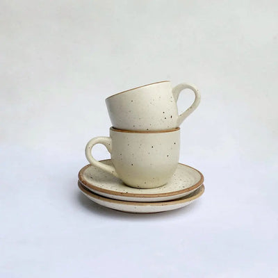 Shwet Handmade Breakfast Ceramic Tea Set (7pcs) Amalfiee_Ceramics