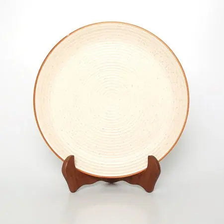 Shwet Handmade Ceramic Dinner Plate and Salad Plate Set (8 pcs set for 4) Amalfiee_Ceramics