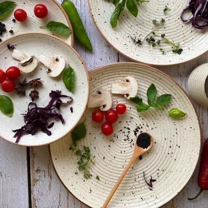 Shwet Handmade Ceramic Quarter Plates Amalfiee_Ceramics
