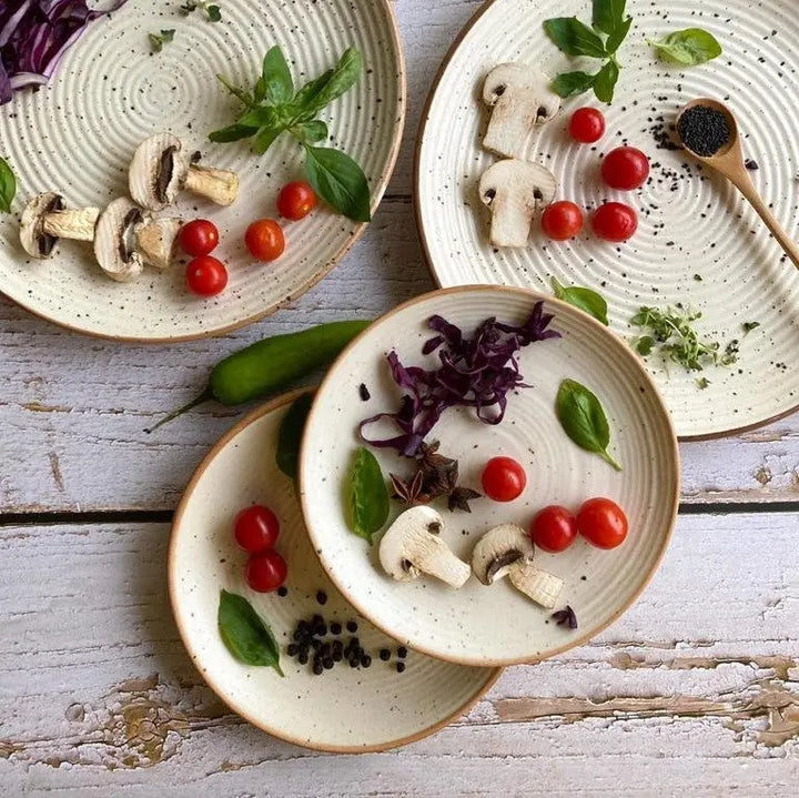 Shwet Handmade Ceramic Quarter Plates Amalfiee_Ceramics