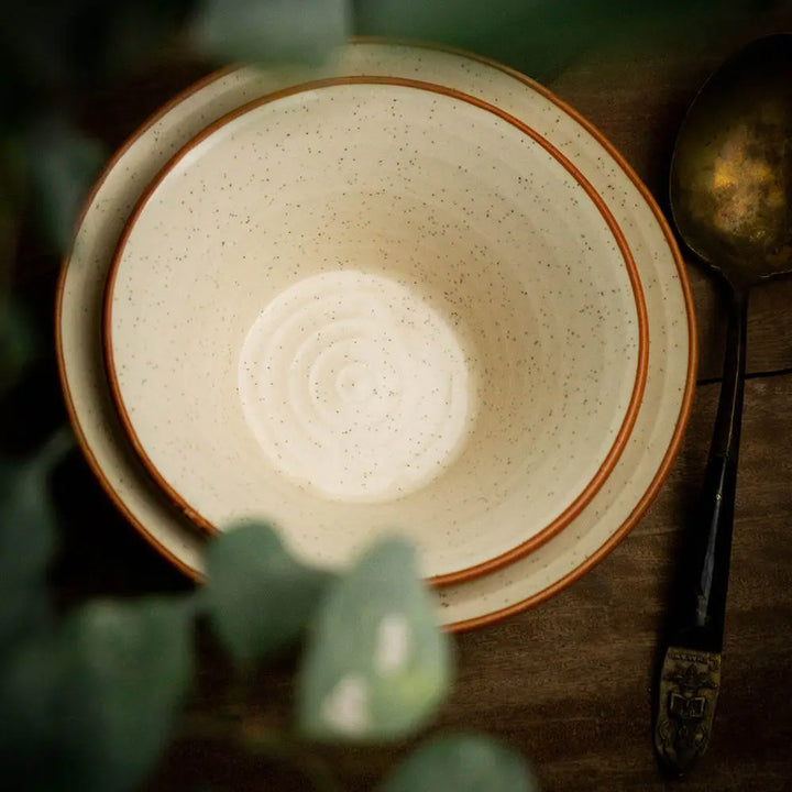 Shwet Handmade Conical Ceramic serving Bowl Amalfiee_Ceramics