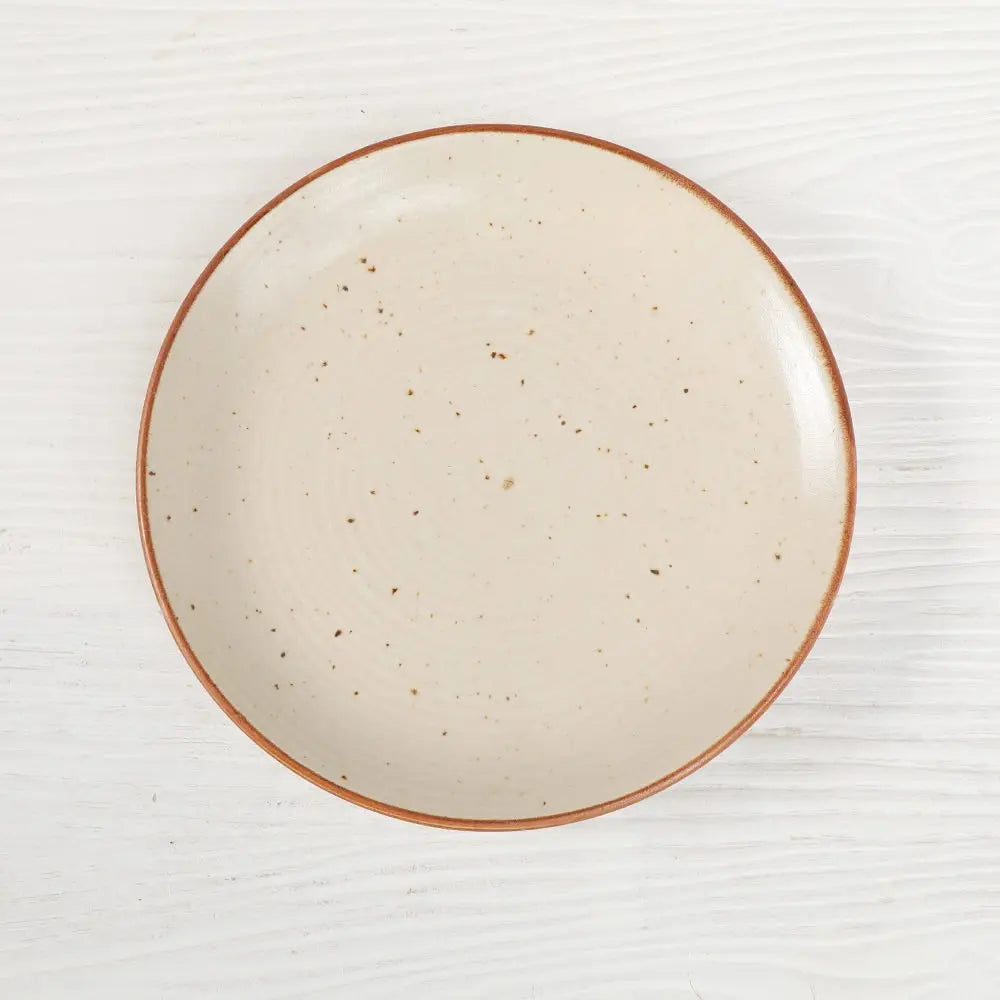 Shwet Handmade Exclusive Ceramic Dinner and Quarter Plate Set (4 pc) Amalfiee_Ceramics