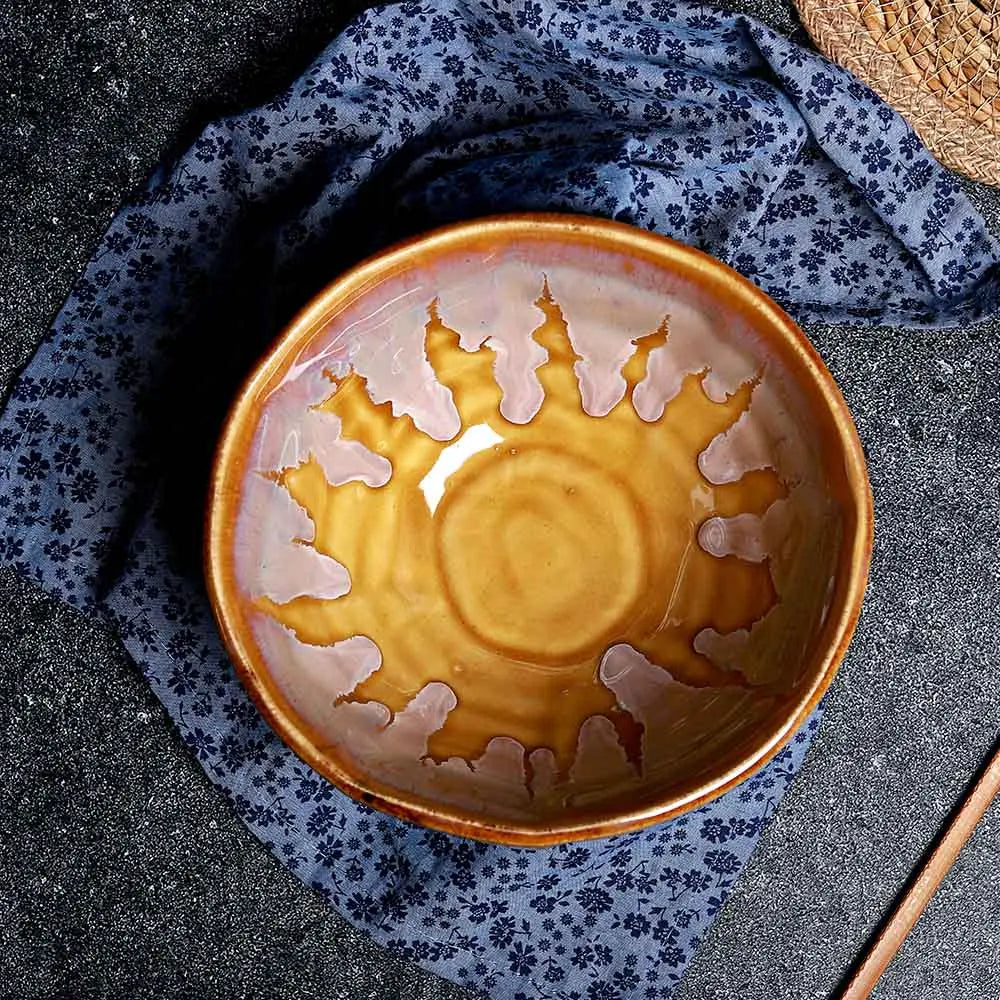 Swarn Handmade Artistic Ceramic Serving Bowl Amalfiee_Ceramics