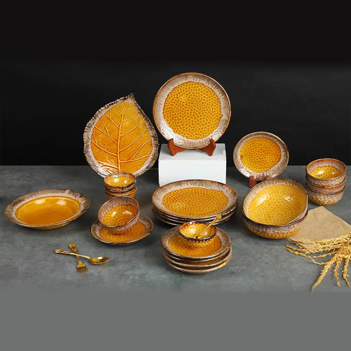 Swarn Handmade Ceramic Dinner Set (8pcs) Amalfiee_Ceramics