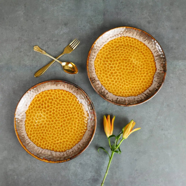 Swarn Premium Speckled Ceramic Dinner Plates Amalfiee_Ceramics