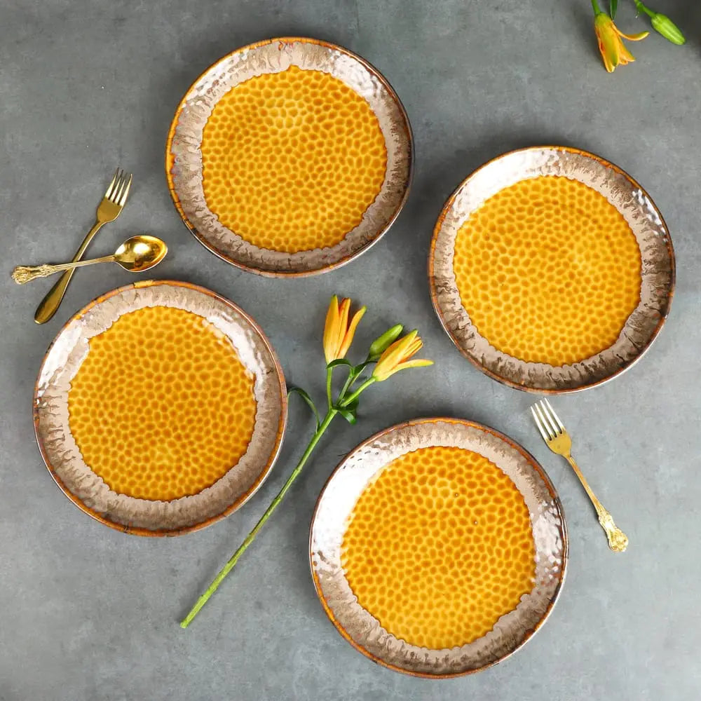Swarn Premium Speckled Ceramic Dinner Plates Amalfiee_Ceramics
