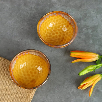 Swarn Speckled Ceramic Portion Bowls Set of 2 Amalfiee_Ceramics