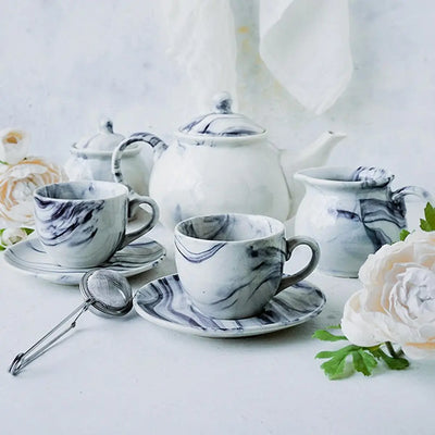 Syaahee Handmade Ceramic Tea set of 7pcs Amalfiee_Ceramics