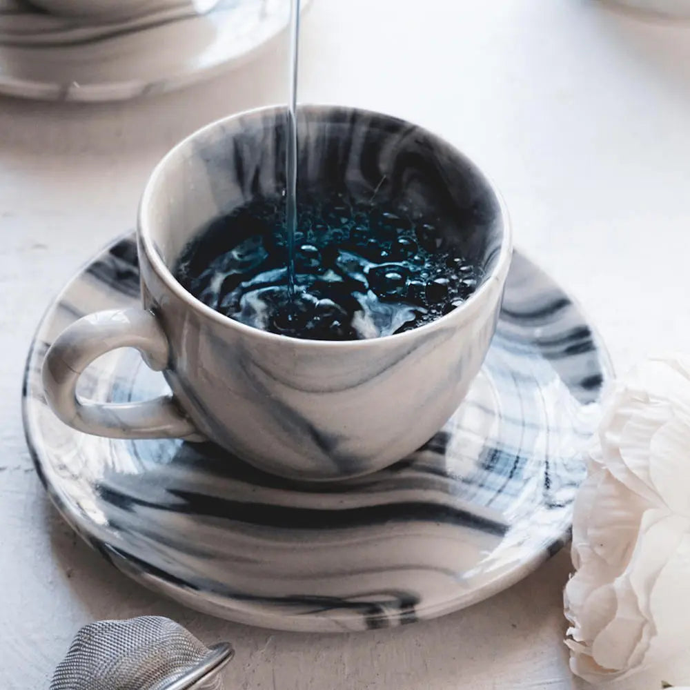 Syaahee Handmade Ceramic Tea set of 7pcs Amalfiee_Ceramics