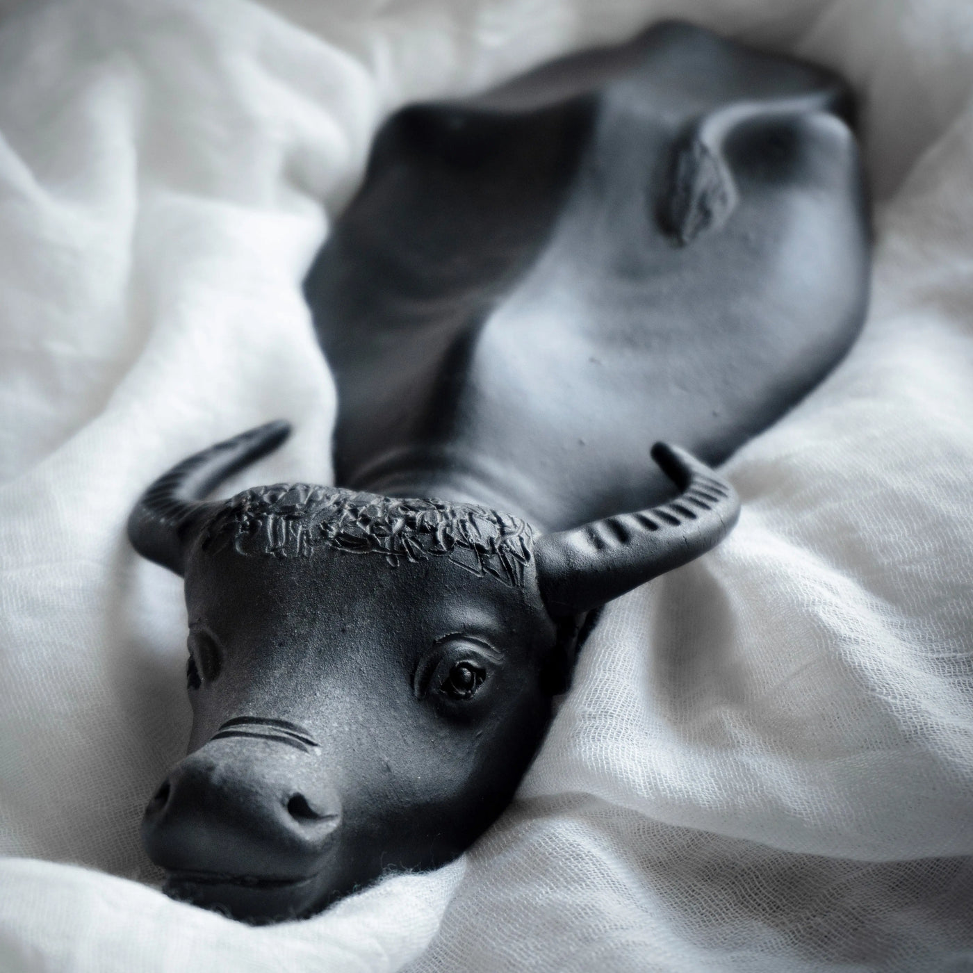 Terracotta Bull Sculpture Amalfiee_Ceramics