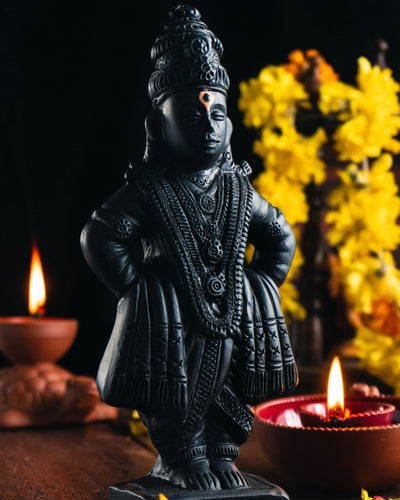 Terracotta Handmade Balaji Standing Sculpture Murti Amalfiee_Ceramics