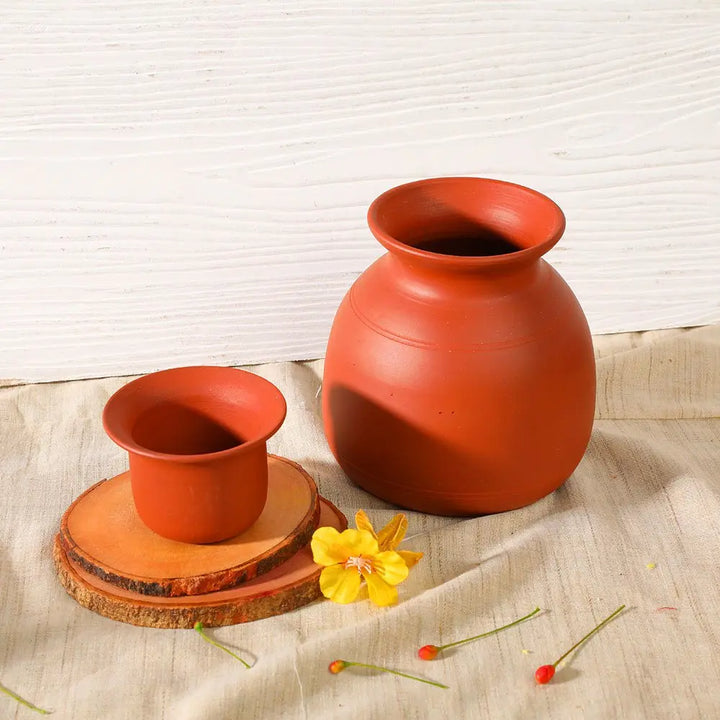 Terracotta Pot and Katori Amalfiee_Ceramics