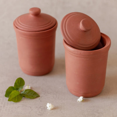 Terracotta Premium Container Amalfiee Ceramics
