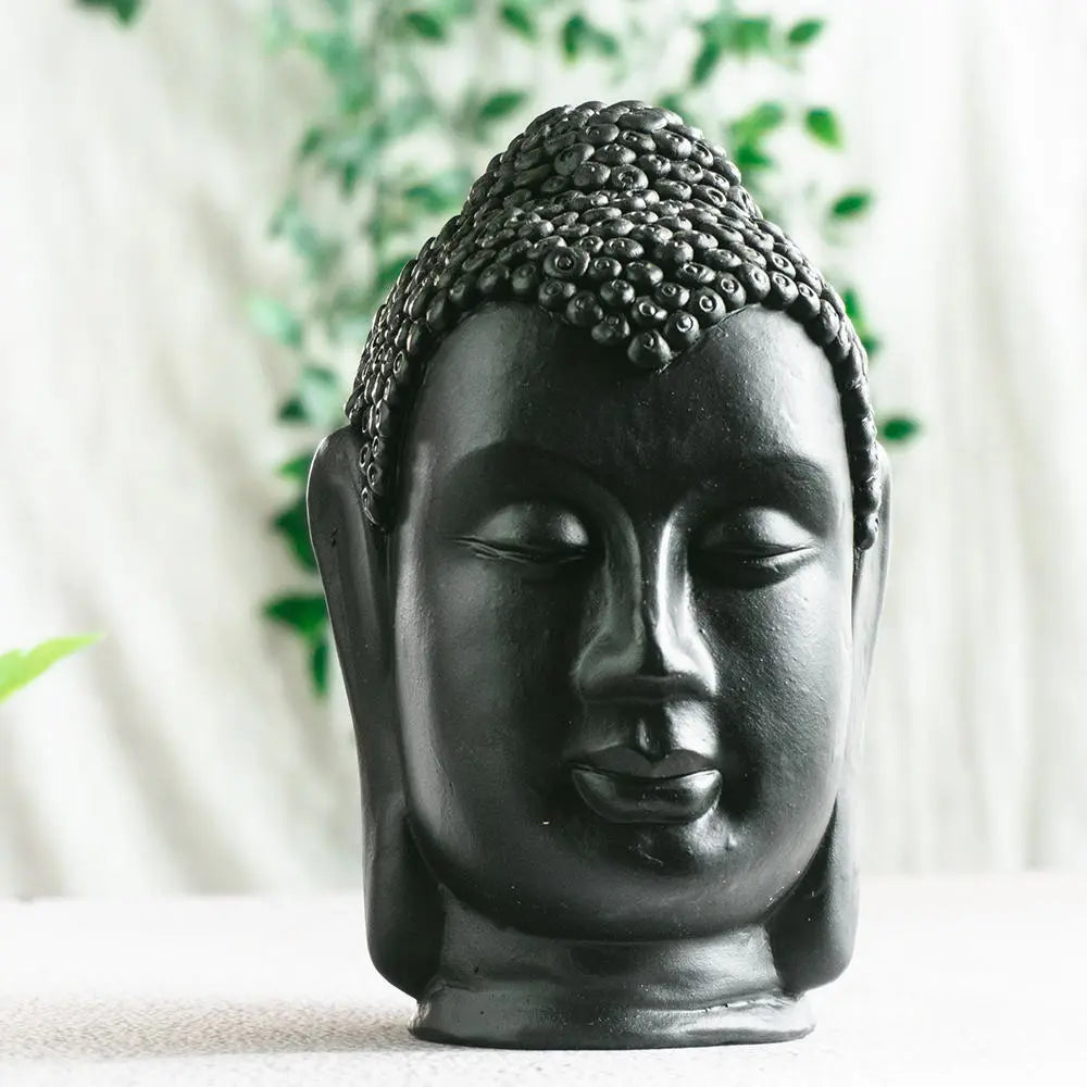 Terracotta Unique Buddha Face Sculpture Amalfiee_Ceramics