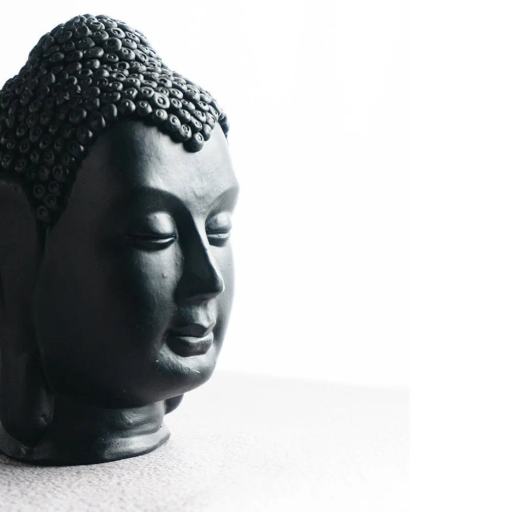 Terracotta Unique Buddha Face Sculpture Amalfiee_Ceramics