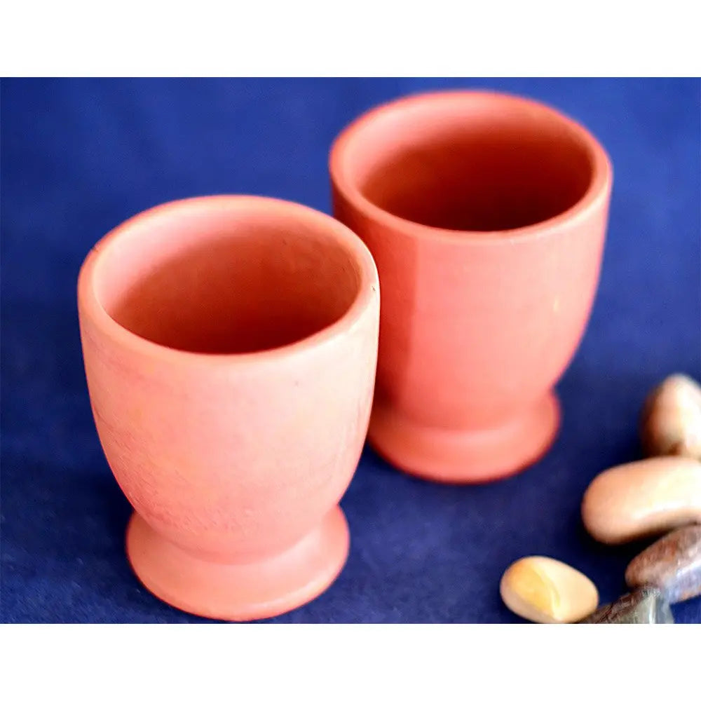 Terracotta Wine Glass Set of 4 Amalfiee_Ceramics