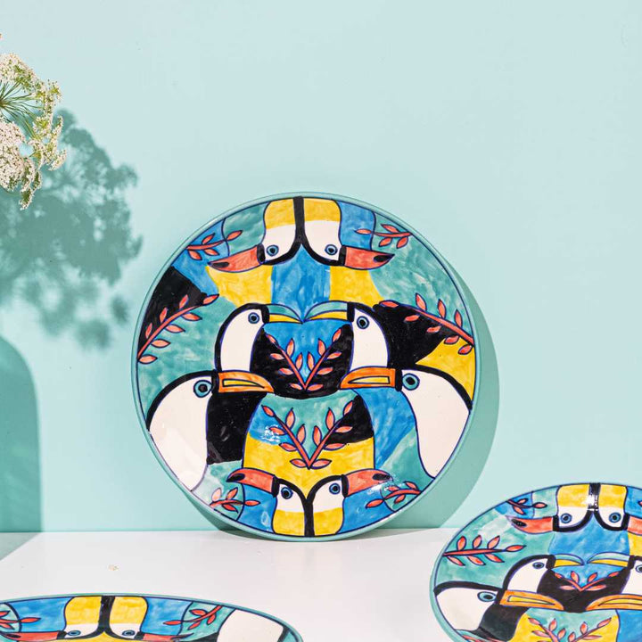 Tropical Bay 10pc Ceramic Dinner Set Amalfiee Ceramics