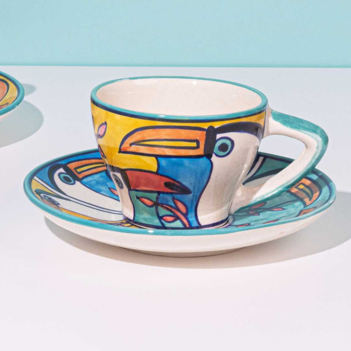 Tropical Bay 7pc Ceramic Tea Set Amalfiee Ceramics