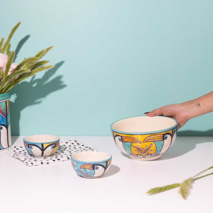 Tropical Bay 82pc Ceramic Dinner Set Amalfiee Ceramics