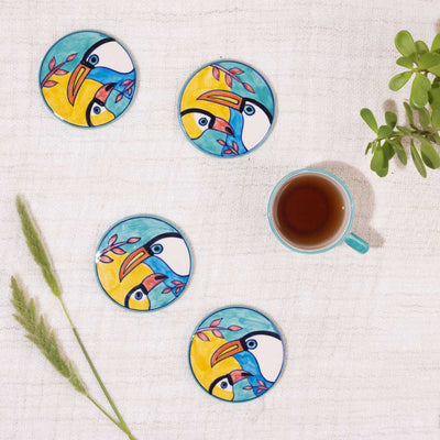 Tropical Bay Ceramic Coasters Amalfiee Ceramics