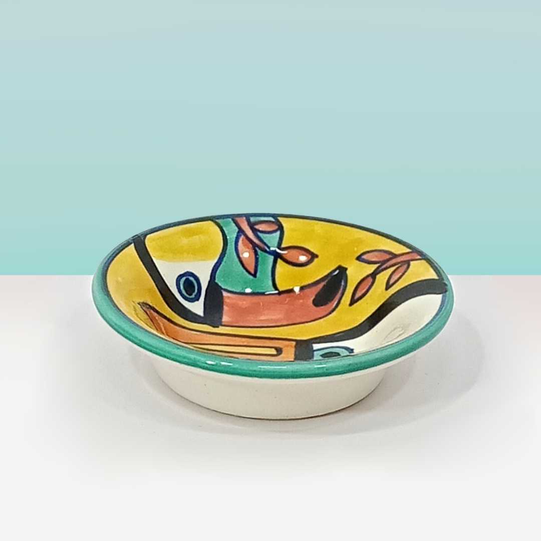 Tropical Bay Ceramic Deep Dish Bowl Amalfiee Ceramics