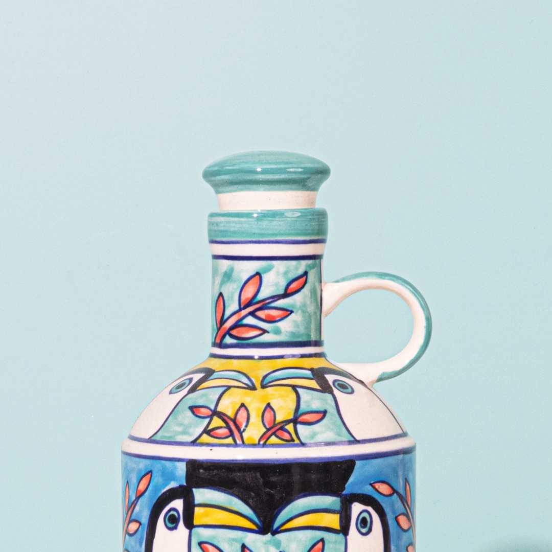 Tropical Bay Ceramic Oil Bottle Amalfiee Ceramics