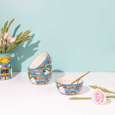 Tropical Bay Ceramic Soup Bowls Amalfiee Ceramics